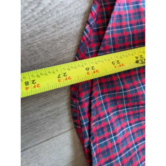 Ralph Lauren Red & Blue Plaid Long Sleeve Button-Down Shirt XL - Picture 7 of 8